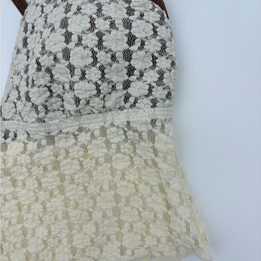 Elegant Cream Textured Bikini Set - Picture 11 of 11